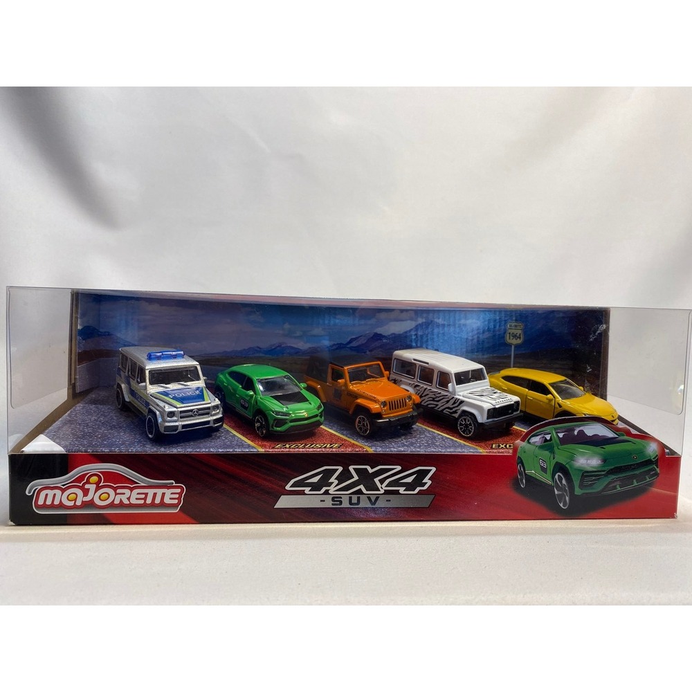 Majorette 4x4 SUV 5-car Giftset 1/64 Scale